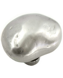 2 1/4-Inch Potato Knob in Satin Antique Nickel