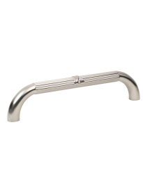 Georgian Forged Solid Brass Appliance Pull, Matte Satin Nickel, 10 inchese cc