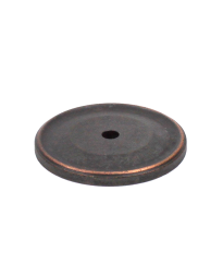 Yukon 1-1/2" Diameter Back Plate, Copper, Weathered Bronze