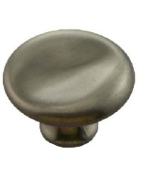 Thumbprint Potato Knobs 1 1/2-Inch in Satin Antique Nickel
