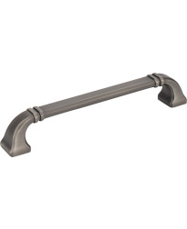 Ella 6 5/16" Centers Handle in Brushed Pewter