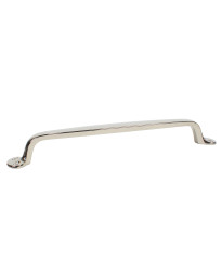 Appliance Pull, Polished Nickel, Solid Brass, 12 inches cc