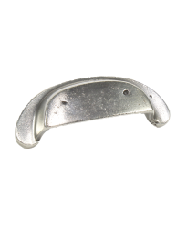 Whistler 3-1/2" cc Cast Bronze Cup Pull, White Bronze Aged