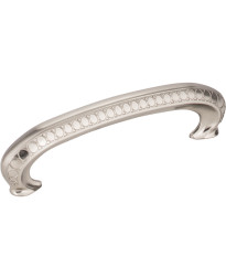 Symphony 3 3/4" Centers Art Deco Pull in Satin Nickel