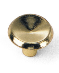 Modern Standards Knob 1-Inch in Polished Brass