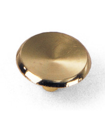 Modern Standards Knob 1 1/2-Inch in Polished Brass
