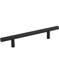 128 mm Center-to-Center Hollow Matte Black Stainless Steel Naples Cabinet Bar Pull