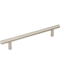 10-Pack of the 128 mm Center-to-Center Satin Nickel Naples Cabinet Bar Pull