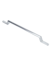 Minimalism Pull, Brushed Nickel, 7 9/16 inches (192mm) cc
