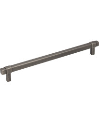 Zane 8 13/16" Centers Handle in Brushed Pewter