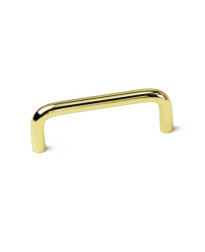 3-Inch Tech Wire Pull in Polished Brass