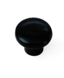 Plastic Knob 1 1/4-Inch in Black