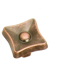 Flair Knob 1 1/4-Inch in Antique Copper