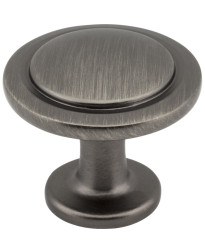 Gatsby 1 1/4" Round Knob in Brushed Pewter