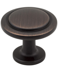 Gatsby 1 1/4" Diameter Knob in Brushed Oil Rubbed Bronze