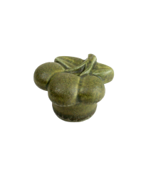 Alps Ceramic Knob, Olive Green, 1 5/8 inch