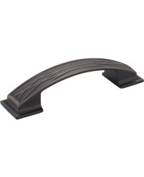 Aberdeen 96mm Centers Lined Cabinet Pull in Brushed Oil Rubbed Bronze