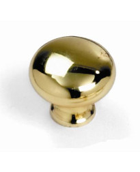 Celebration Knob 1 1/4-Inch in Polished Brass