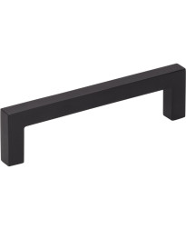 25-Pack of the 96 mm Center-to-Center Matte Black Square Stanton Cabinet Bar Pull
