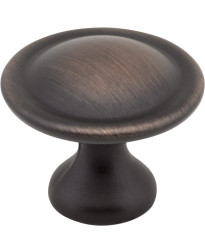 Watervale 1 1/8" Round Knob in Brushed Oil Rubbed Bronze