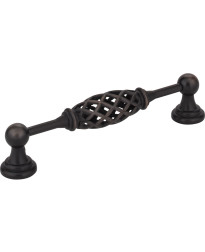 Tuscany 5" Centers Bird Cage Pull in Brushed Oil Rubbed Bronze