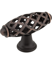 Tuscany 2 5/16" Bird Cage Knob in Brushed Oil Rubbed Bronze