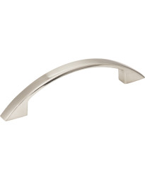 Somerset 3 3/4" Centers Decorative Pull in Satin Nickel