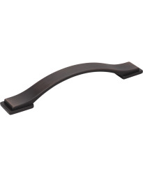 Mirada 5" Centers Strap Pull in Brushed Oil Rubbed Bronze