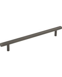 192 mm Center-to-Center Brushed Pewter Square Dominique Cabinet Bar Pull
