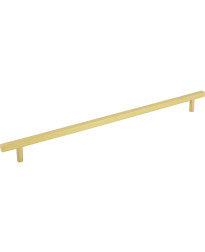 305 mm Center-to-Center Brushed Gold Square Dominique Cabinet Bar Pull