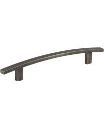 128 mm Center-to-Center Brushed Pewter Square Thatcher Cabinet Bar Pull