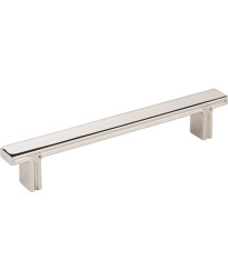 Anwick 6 3/8" Overall Length Rectangle Cabinet Pull in Polished Nickel