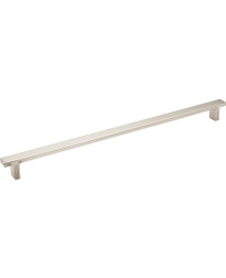 Anwick 13 15/16" Overall Length Rectangle Cabinet Pull in Satin Nickel
