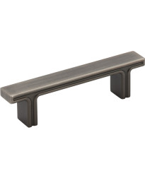 Anwick 4 5/16" Overall Length Rectangle Cabinet Pull in Brushed Pewter