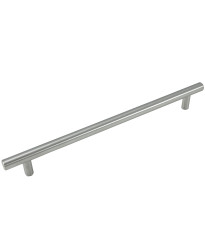 224mm - 10 3/4" Overall - Builders Steel Plated T-Bar Pull -Brushed Satin Nickel