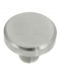 Brickell Stainless Steel Small Flat Top Knob  - 1 1/4" (89401)