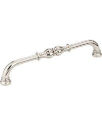 Prestige 6 1/4" Centers Beaded Pull in Polished Nickel