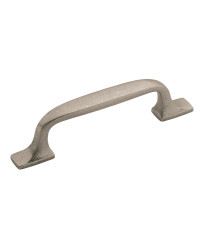 Highland Ridge 3 in (76 mm) Center-to-Center Aged Pewter Cabinet Pull