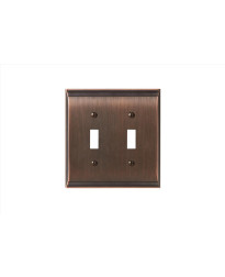 Candler 2 Toggle Oil-Rubbed Bronze Wall Plate