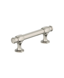 Winsome 3 inch (76mm) Center-to-Center Satin Nickel Cabinet Pull