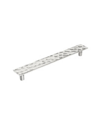 Kamari 7-9/16 in (192 mm) Center-to-Center Polished Nickel Cabinet Pull