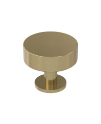 Radius 1-1/4 inch (32mm) Diameter Golden Champagne Cabinet Knob