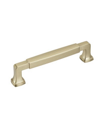 Stature 5-1/16 in (128 mm) Center-to-Center Golden Champagne Cabinet Pull