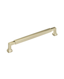 Stature 8-13/16 in (224 mm) Center-to-Center Golden Champagne Cabinet Pull