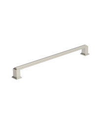 Appoint 10-1/16 inch (256mm) Center-to-Center Satin Nickel Cabinet Pull