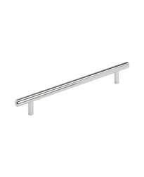 Bar Pulls 7-9/16 in (192 mm) Center-to-Center Polished Chrome Cabinet Pull