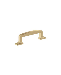 Westerly 3 inch (76mm) Center-to-Center Champagne Bronze Cabinet Pull