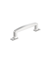 Westerly 3-3/4 inch (96mm) Center-to-Center Polished Chrome Cabinet Pull