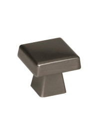 Blackrock 1-1/2 inch (38mm) Length Gunmetal Cabinet Knob