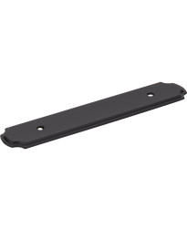 Backplates 3 3/4" Centers Plain Handle Backplate in Black